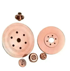 Copper Alloy Resistance Round Electrode Wheel Disc For CuCrZr Seam Welder Spare Parts