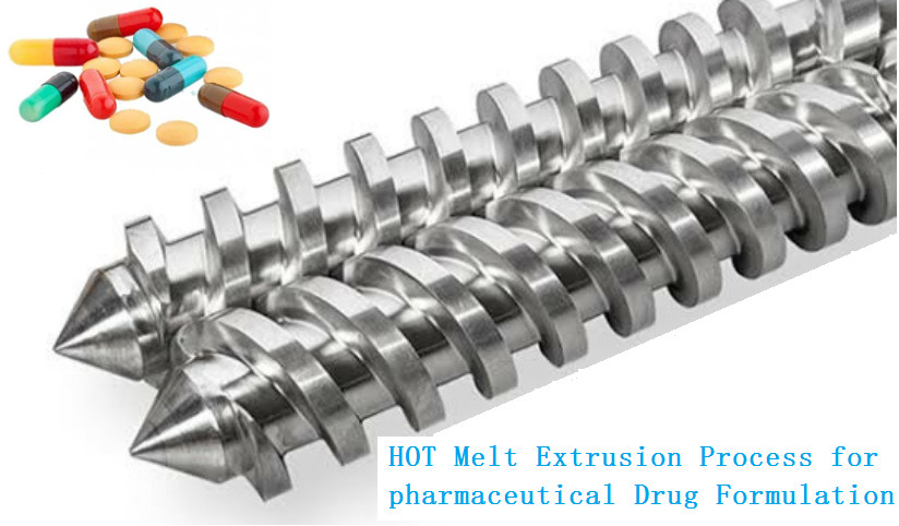 Barrel Screw For Hot Melt Extrusion Process For Pharmaceutical Drug Formulation