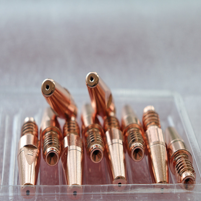 CO2 MIG Welding Materials Nozzle Welding Torch Contact Tip / Welding
