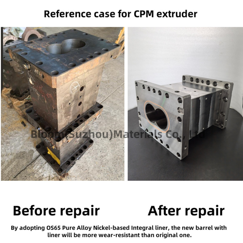 Latest company case about Renovation Cases of Screw Barrel and Liner for CPM Plastic Extruder