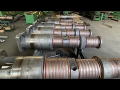 Conical Twin Screw Barrel 38CrMoAIA Nitrided Material For Extruder Machine