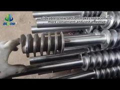 slideable screw section