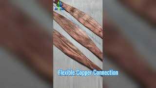 Bare copper braided flexible connection 2-v