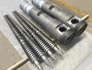 92/188 High Output Conical Twin Screw Barrel For Extruder Spare Parts