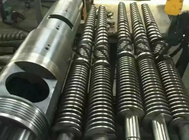 Conical Twin Screw Barrel 38CrMoAIA Nitrided Material For Extruder Machine