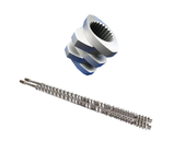 The Lab Twin Screw Extruder Twin Screw Element Used In The Plastic Processing And Extrusion Process