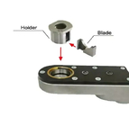 Spot Welding Electrode Tip Dresser With Cutter And Holder Manual / Handheld Pneumatic Electrode Tip Dresser