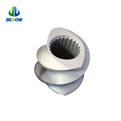 quality  Chinese supplier ZSK Double Twin Extruder Parts Screw Segments For Lithium Battery Slurry factory
