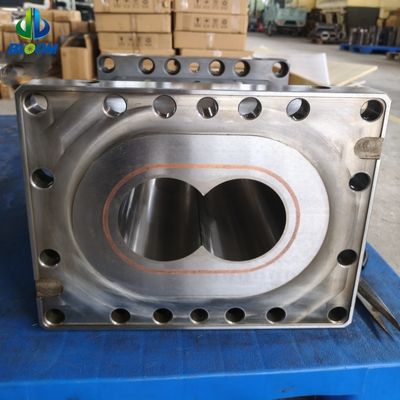Quality  Nickel Alloy Twin Screw Extruder Barrel for PEEK Plastic Extrusion factory