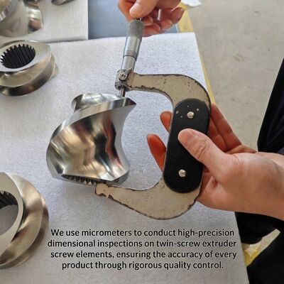 Quality  High Efficiency Mixing 30mm Bimetallic Twin Screw Elements for Durable Extruder Performance factory