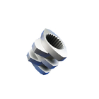 Twin Screw Shaft And Screw Elements For Plastic Bag Extruder