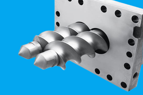 Bimetallic Or Nitrided Parallel Twin Screw Barrel For Extruder Machine