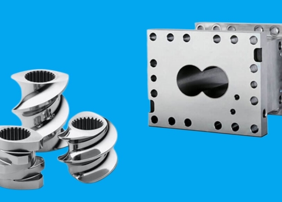 Bimetallic Or Nitrided Parallel Twin Screw Barrel For Extruder Machine