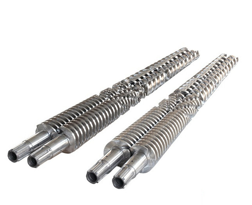 38CrMoAlA Twin And Single Conical Screw Barrel For Recycling Machine