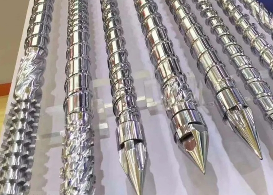 High Wear Resistance Screw Elements Spare Parts For Plastic Extruder