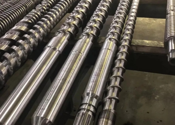High Wear Resistance Screw Elements Spare Parts For Plastic Extruder