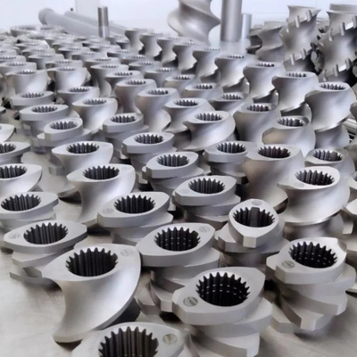 316L Plastic Extruder Twin Screw Barrel For PVC Machine