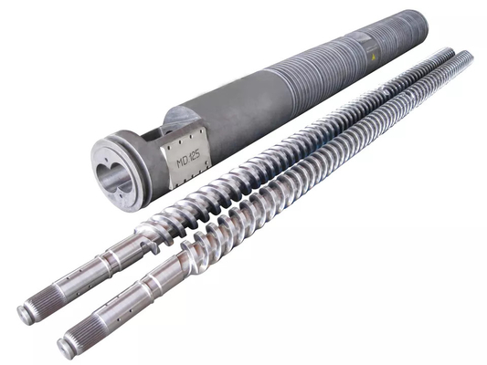 Nitrided Bimetallic Screw And Barrel For Extruder Machine