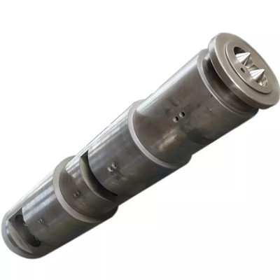 Bimetallic Conical Double Barrel And Screw For PVC Plastic Extruder Machine