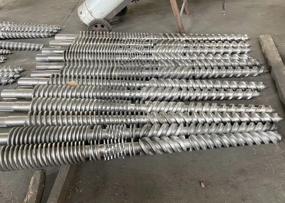 Screw Elements With Nitride Steel 38CrMoAla HV800 - 900 Depth 0.4 - 0.7mm
