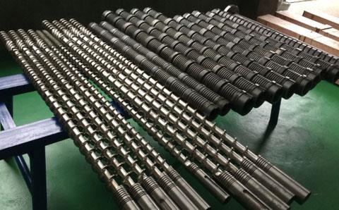PE HDPE PVC Plastic Conical Twin Screw Barrel For Household Agriculture Industry