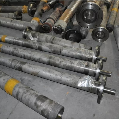 Spray Welding Single Extruder Screw And Barrel For PVC Extrusion