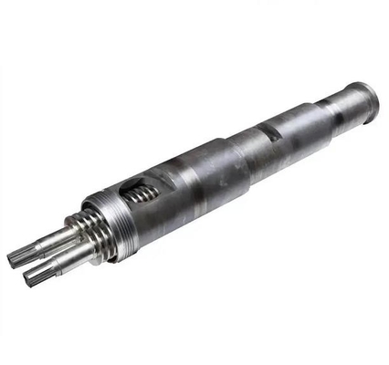 51 / 105 65 / 132 80 / 156 PVC Conical DOUBLE Twin Screw Barrel For Plastic Extruder