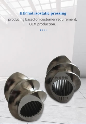 Twin Plastic Extruder Bimetallic Screw And Barrel For Extrusion