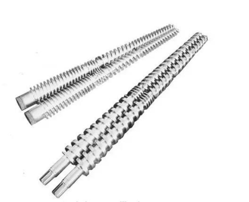 38crmoala Alloy Structural Steel Conical Twin Screw And Barrel For PVC WPC Profile
