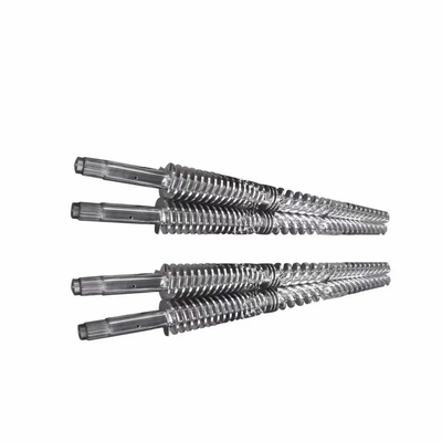 38crmoala Alloy Structural Steel Conical Twin Screw And Barrel For PVC WPC Profile