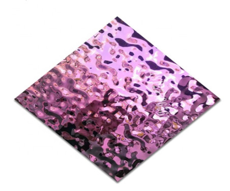 ASTM A240 New Pattern Ripple Decorative Stainless Steel Sheet Metal Plate
