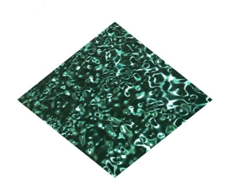 ASTM A240 New Pattern Ripple Decorative Stainless Steel Sheet Metal Plate
