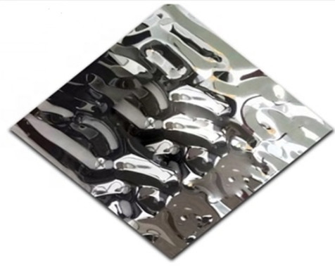 ASTM A240 New Pattern Ripple Decorative Stainless Steel Sheet Metal Plate
