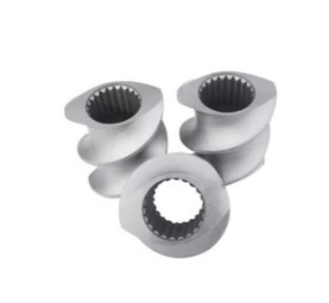 Metal W6mo5cr4V2 Screw Components Twin Screw Extruder Spare Parts Screw For Plastic