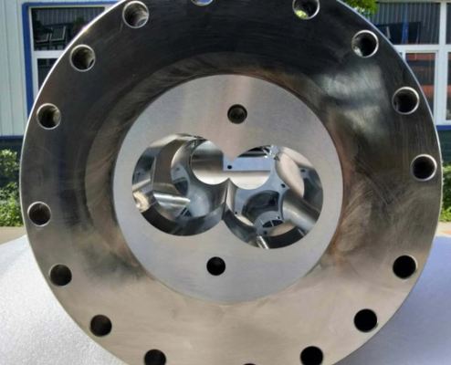 Twin Screw Extruder Barrel For Buhler 90 Used In Various Food Processing Application