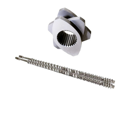 Twin Screw Extruder Screws And Barrels Converying Elements W6mo5cr4V2 38crmoala Hip