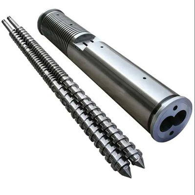 92 / 188 High Output Conical Twin Screw Barrel For Plastic Machinery