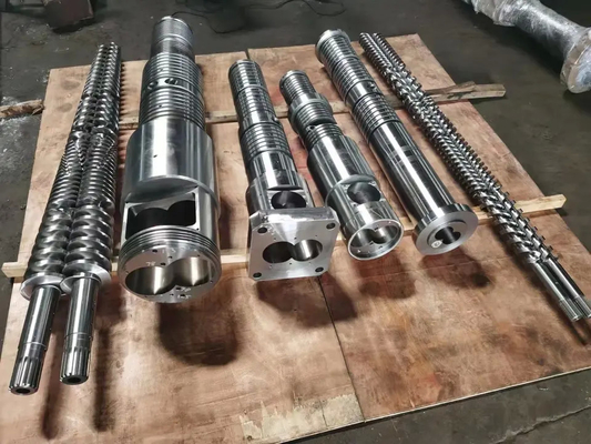 92 / 188 High Output Conical Twin Screw Barrel For Plastic Machinery