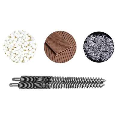 38CrMoAlA Sacm645 Plastic Extruder Screw Barrel For Blowing Film Machine