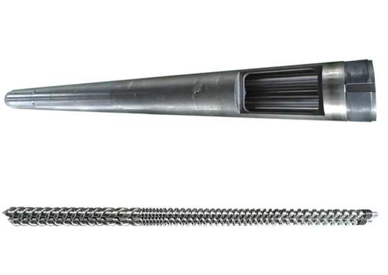 Plastic Extruder Nitrided Screw Barrel / Nitrided Twin Screw Barrel