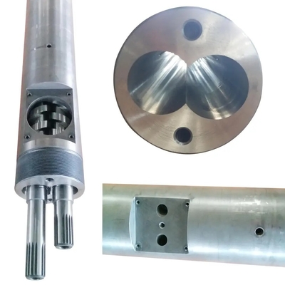 PVC Parallel Twin Screw Barrel Mikrosan MCV55 MCV67 MCV68 MCV110 MCV135