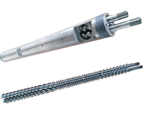 Bimetallic Twin Screw And Barrel For Plastic Recycling Agricultural Making Extrusion Machine