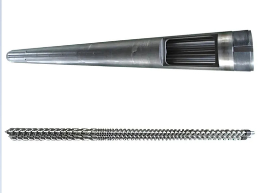 Bimetallic Twin Screw And Barrel For Plastic Recycling Agricultural Making Extrusion Machine