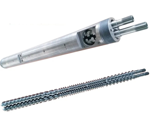Co-Rotating / Counter-Rotating Conical Twin Screws And Barrels For Extruder