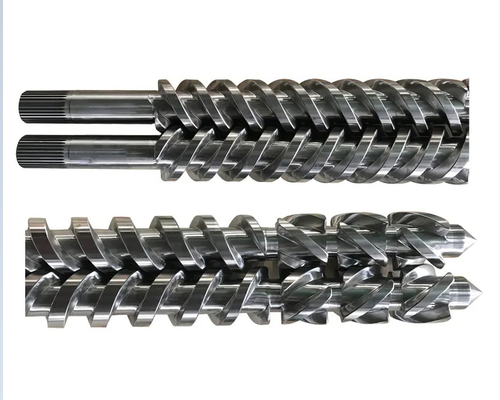Bimetallic Or Nitrided Parallel Twin Screw Barrel For Twin-Screw Extruder Machine For Plastic Machine