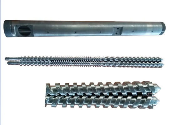 Co-Rotating / Counter-Rotating Conical Twin Screws And Barrels For Extruder