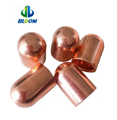 D Shape Cucrzr Cap Tip For Spot Welding Gun 1 / 9.6 16mm 23mm