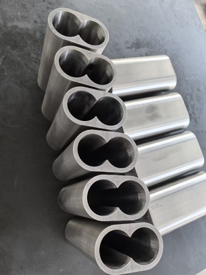 Wear Resistant Bimetallic Screw Barrel Liner For Injection Molding Machine Plastic Extruder