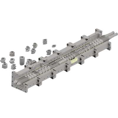 Screw Barrel And Liner For Plastic Extruder Of Masterbatch Battery Diaphragm