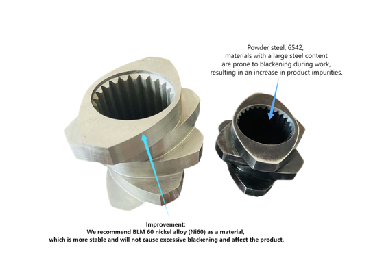 Wear Resistance Extruder Screw Elements For Masterbatch Industry